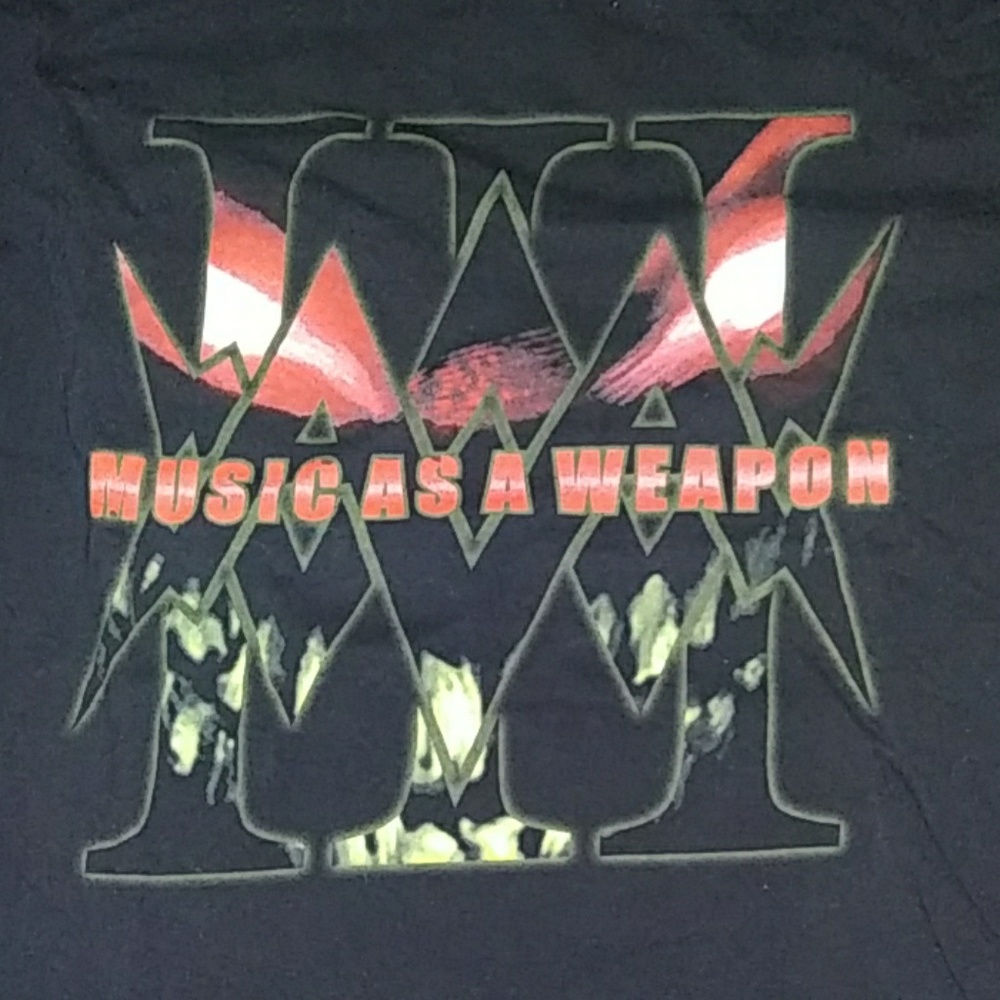 Large 2006-2007 Music As A Weapon Tour Tee